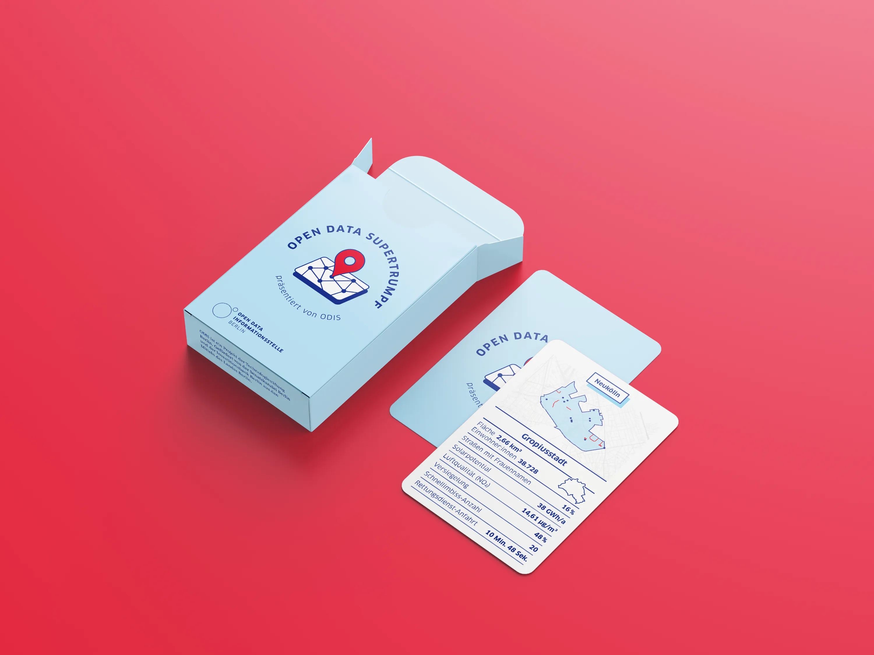 Screenshot für das Projekt: 'Open Data Supertrumpf'