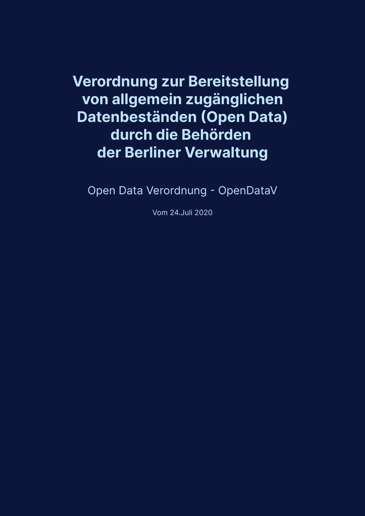 Media thumbnail preview of "Open Data Verordnung"